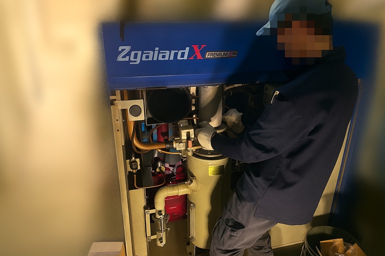 エアコンプレッサー年次点検