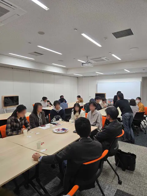 近畿大学のJOBカフェの様子